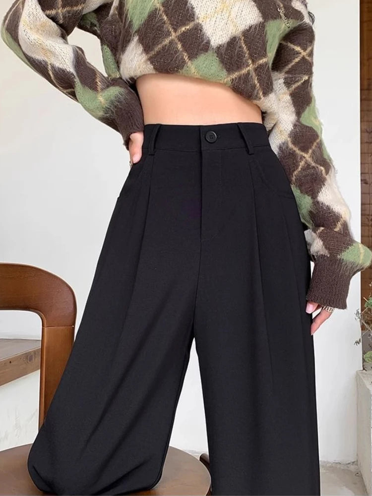 Luna | Baggy Wide Office Pants 